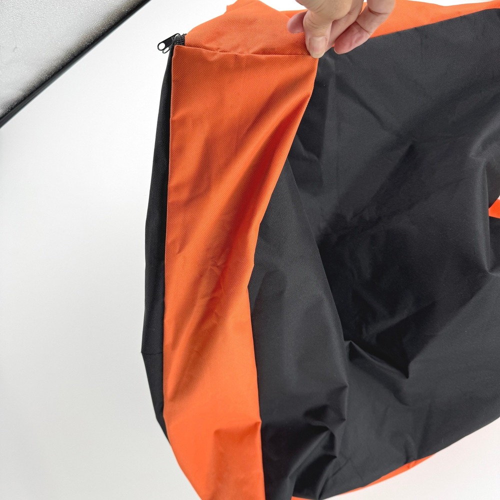 VEVOR 24" Square Utility Equipment Bag Large Orange Black Heavy Duty Nylon Tote - Picture 7 of 7